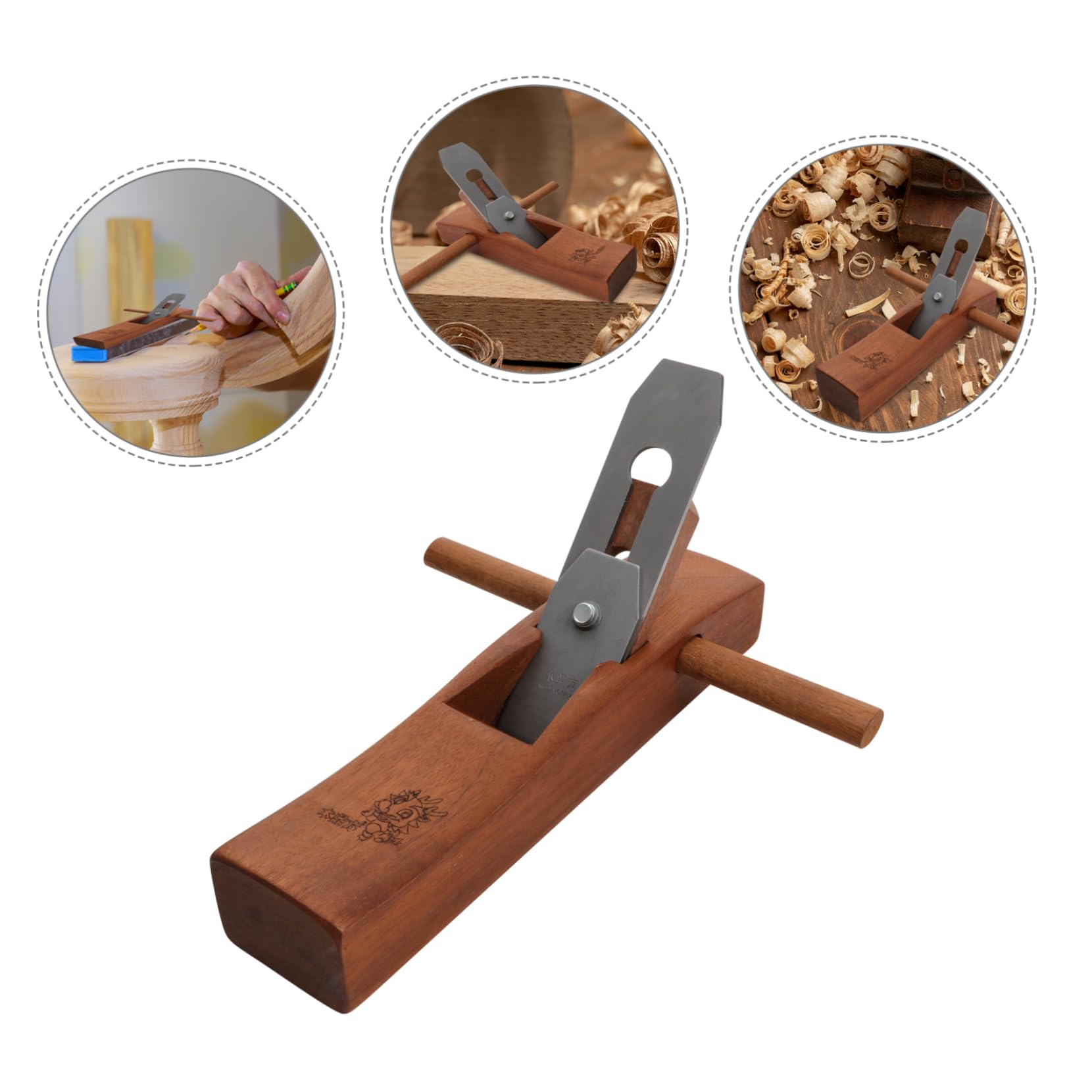 Pialla Manuale da Falegnameria in Legno e Metallo, Utensile | Lavorazione del Legno, Uso Semplice, Finitura Liscia, Adatta a Principianti e Carpentieri