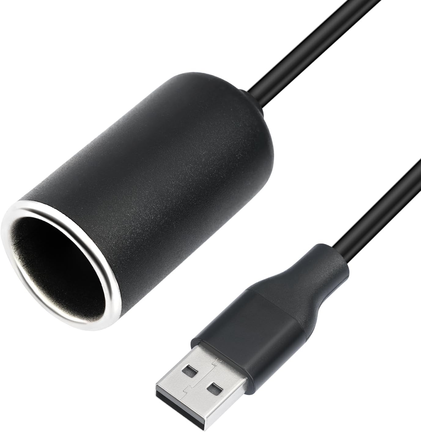 USB A Male to Car Cigarette Lighter Socket Female Converter Cable 1 Feet,5V to 12V 18W USB to Cigarette Lighter Adapter for Dash Cam, GPS car intercom 7 61P9QAMcCKL. AC SL1500