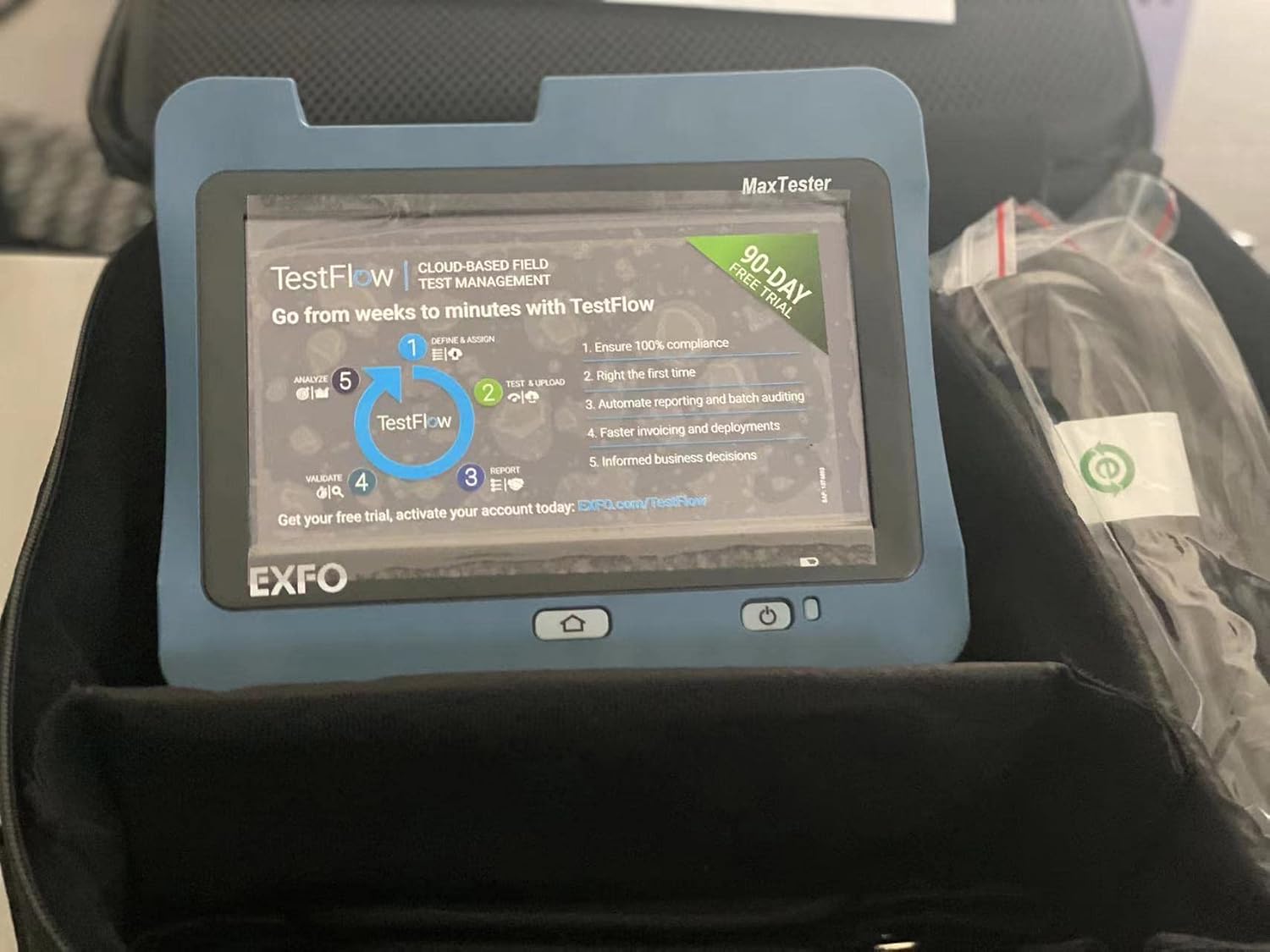 EXFO Maxtester MAX-720C with MAX-720C-SM1
