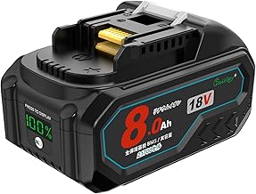 Waitley Makita Compatible BL1880B, 18 V Battery, 8 Ah Cut-off Function, 8,000 mAh Actual Capacity, Brand New Type, Compatible with Makita BL1860B, BL1890, BL1830, etc., Large Brand Korea, INR21700-40T
