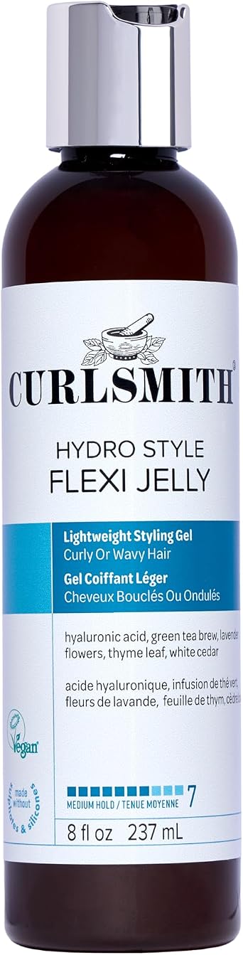 Curlsmith - Hydro Style Flexi-Jelly - Vegan Defining Gel for Wavy, Curly or Coily Hair