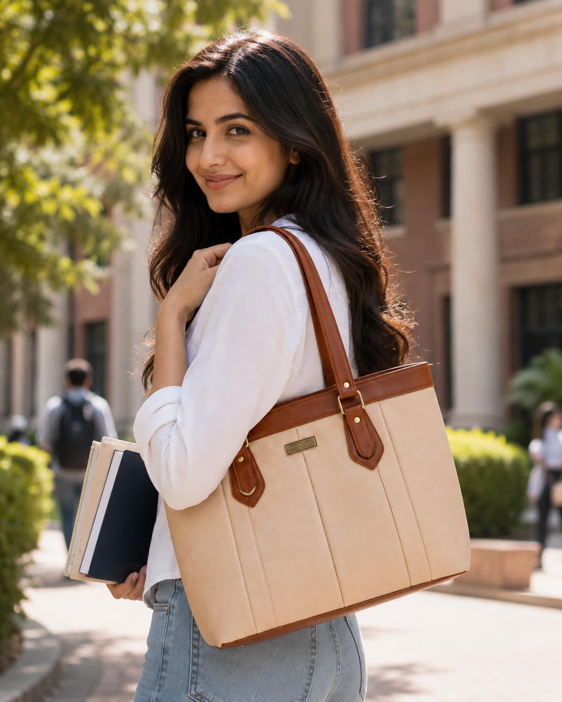 Stylish Tote Bag | Lightweight Crossbody Shoulder Bag | Compact Mini Purse with Zip Closure | Casual Travel Handbag-image-32
