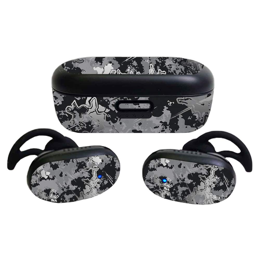 MightySkins Glossy Glitter Skin Compatible with Bose QuietComfort Earbuds (2020)