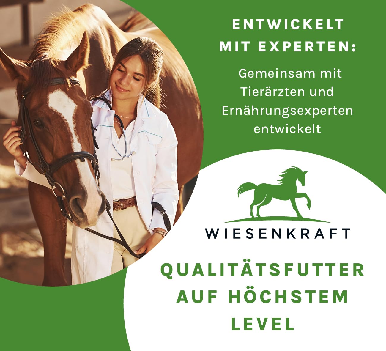 Wikra Muskel – 5kg – Zusatzfutter für Pferde, 100% natürlich, mit Tierärzten entwickelt, fördert Muskelaufbau & Muskelerhalt, reich an Proteinen & natürlichem Vitamin E, getreidefrei