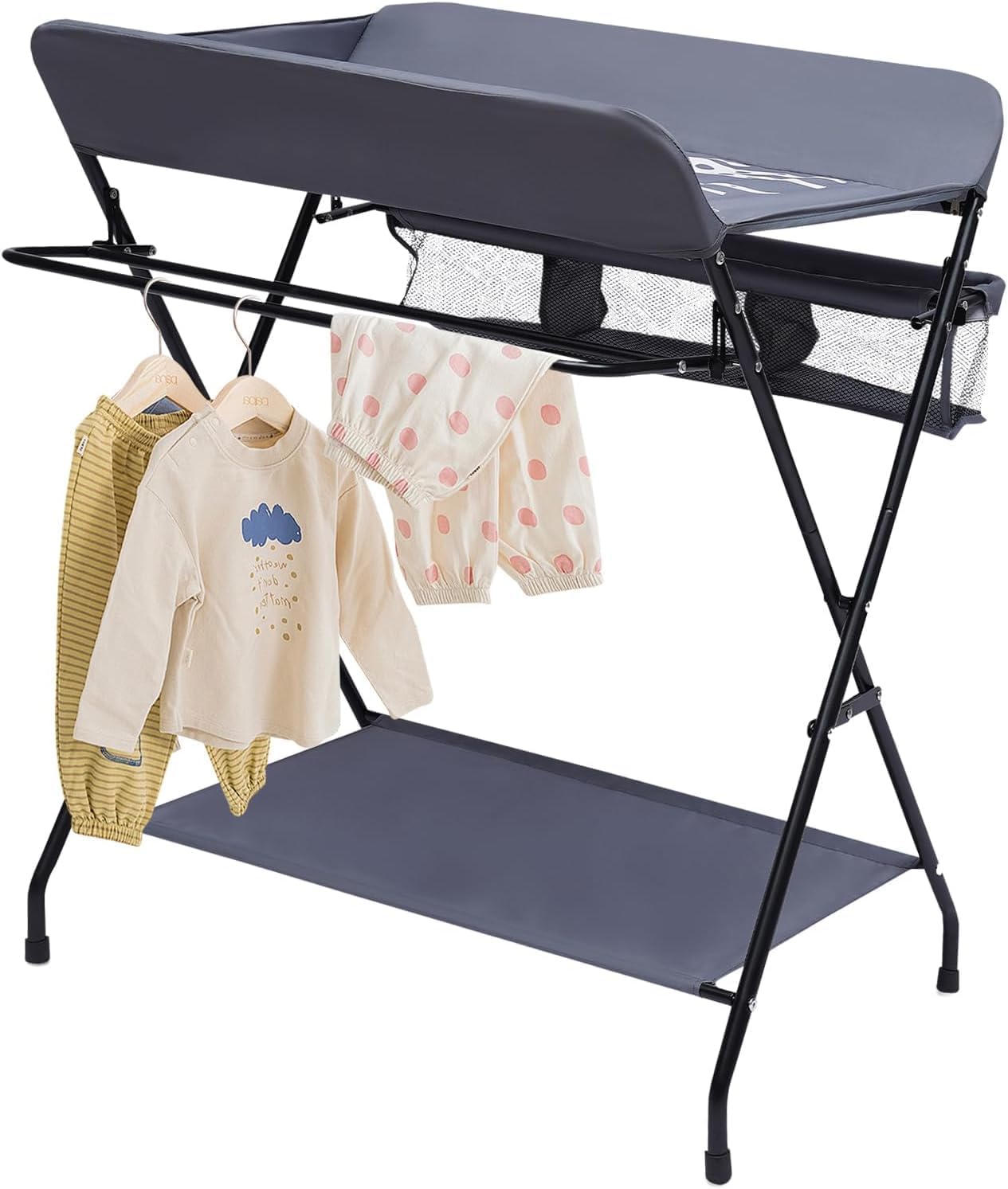 Baby Ing Table Nursery Organizer with Storage Clever and Convenient Foldable Baby Ing Station from Birth to 12 Months
