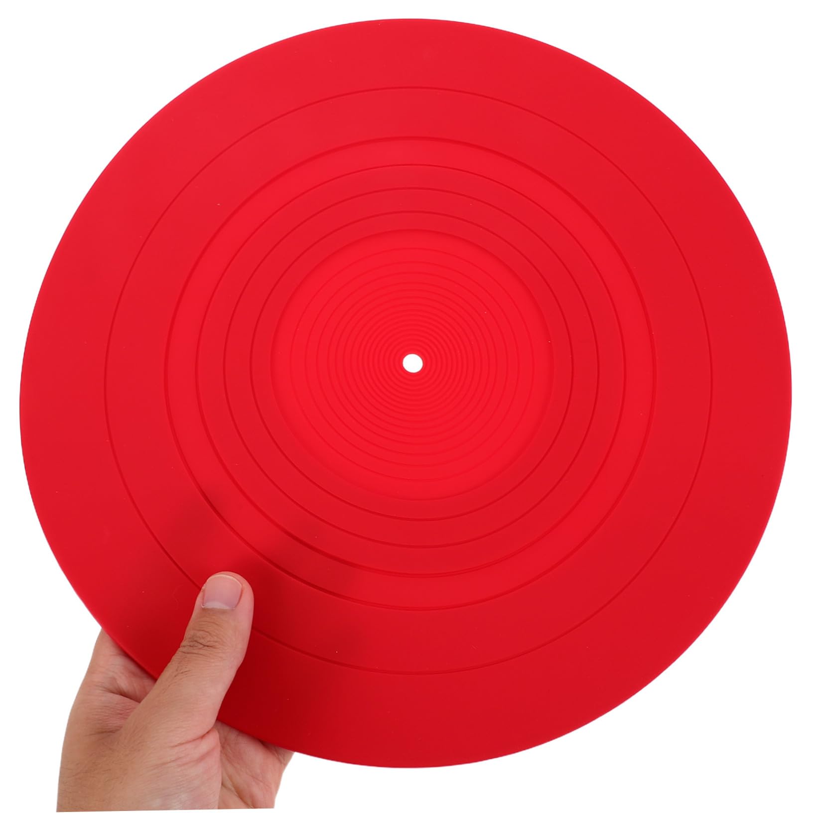 TOYANDONA Almohadilla Para Discos De Vinilo Almohadillas Vibratorias Para Tocadiscos Alfombrilla Para Plato Giratorio Alfombrilla De Silicona Para