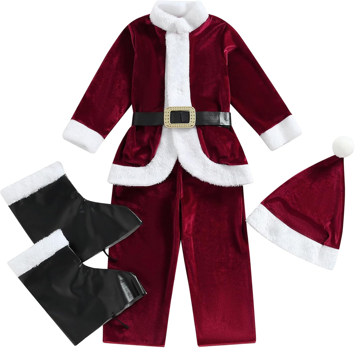 Miniatura 6 de Disfraz de Navidad para niños y niñas, disfraz de Papá Noel