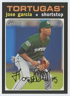 2020 Topps Heritage Minor League #39 Jose Garcia Daytona Tortugas MLB Baseball Card NM-MT