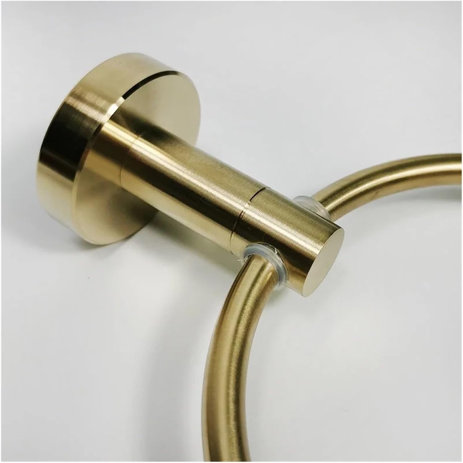 304 Stainless Steel Brushed Gold Towel Ring Bathroom Accessories Wall Mounted Polished(Black)