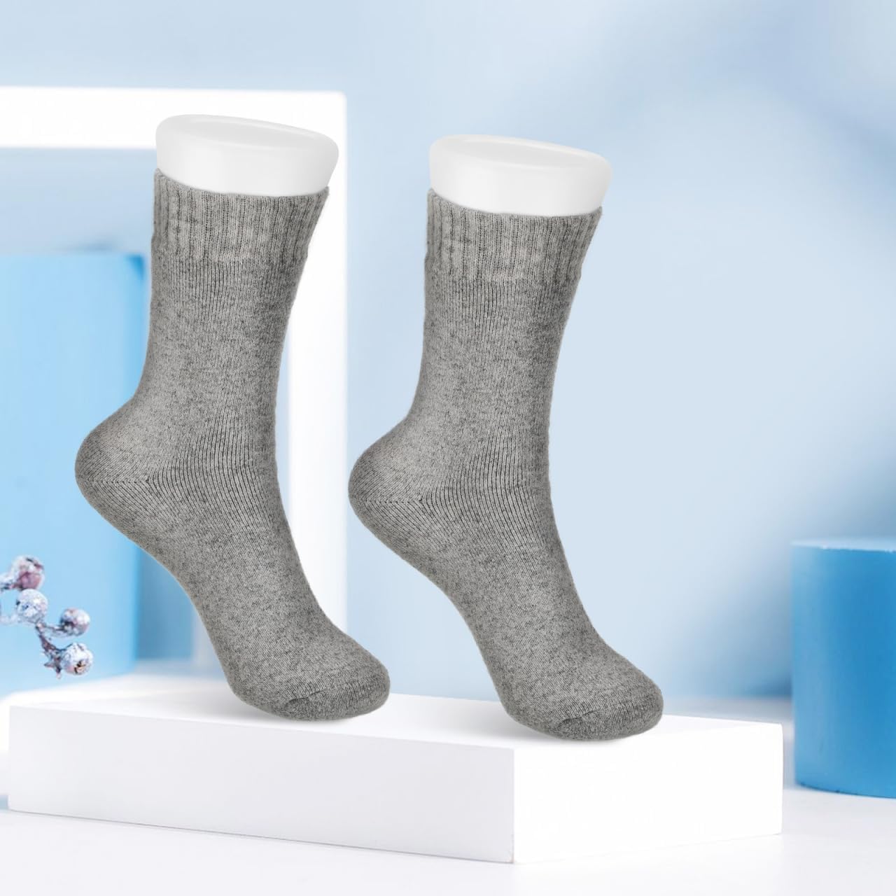 Alipis 2Pc Foot Mannequin Sock Model Display Stand Realistic Foot Mold for Anklet Bracelets Shoes Retail Showcase 11.61X8.46X3.66In