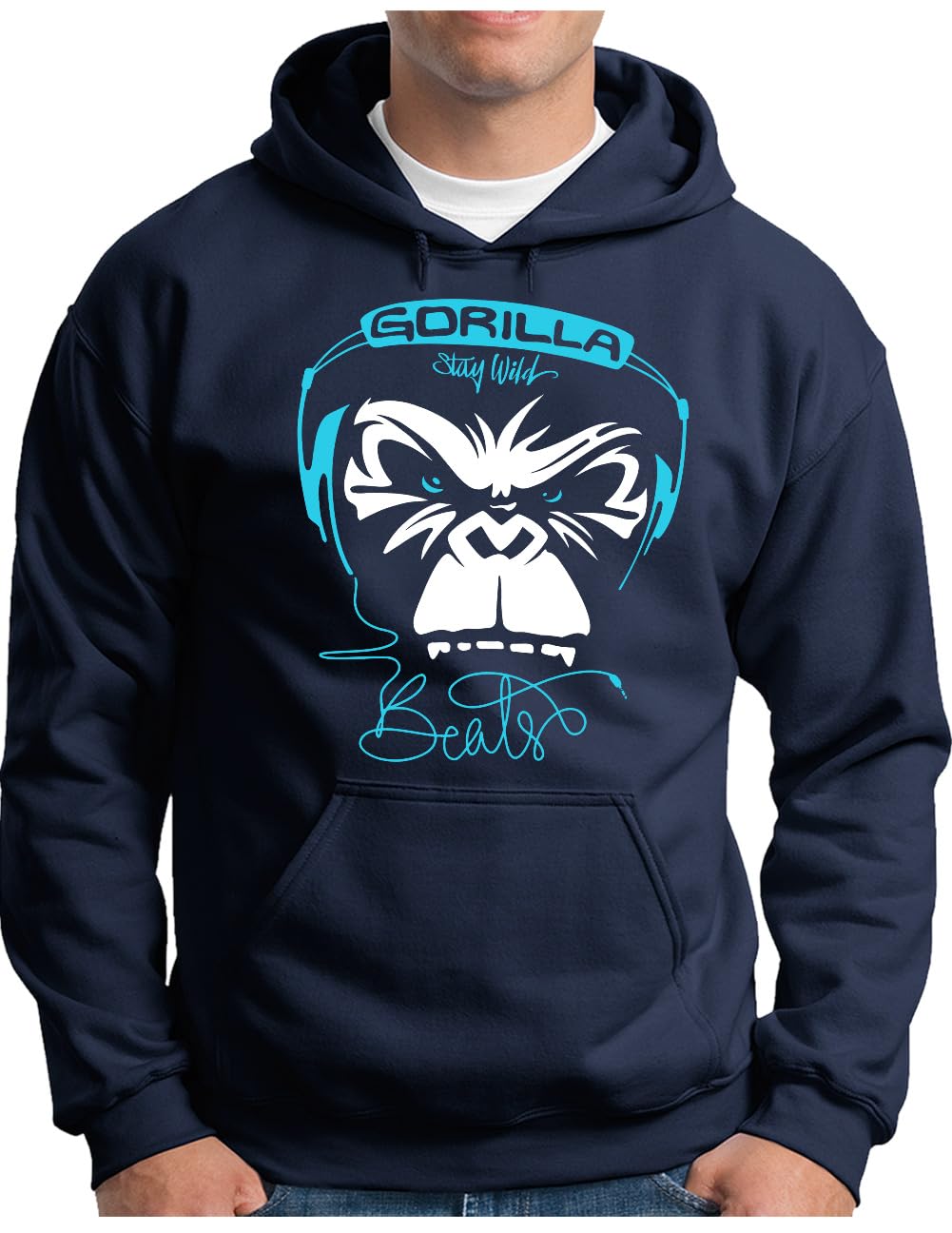 Sweat à capuche DJ Ape pull musique deejay de taille S à 4XL - 5