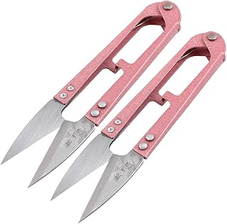 Aexit Dark Pink Tools Grip Thread Clip Tailor Yarn Spring Scissors Stitch Cutter Shears & Scissors 2