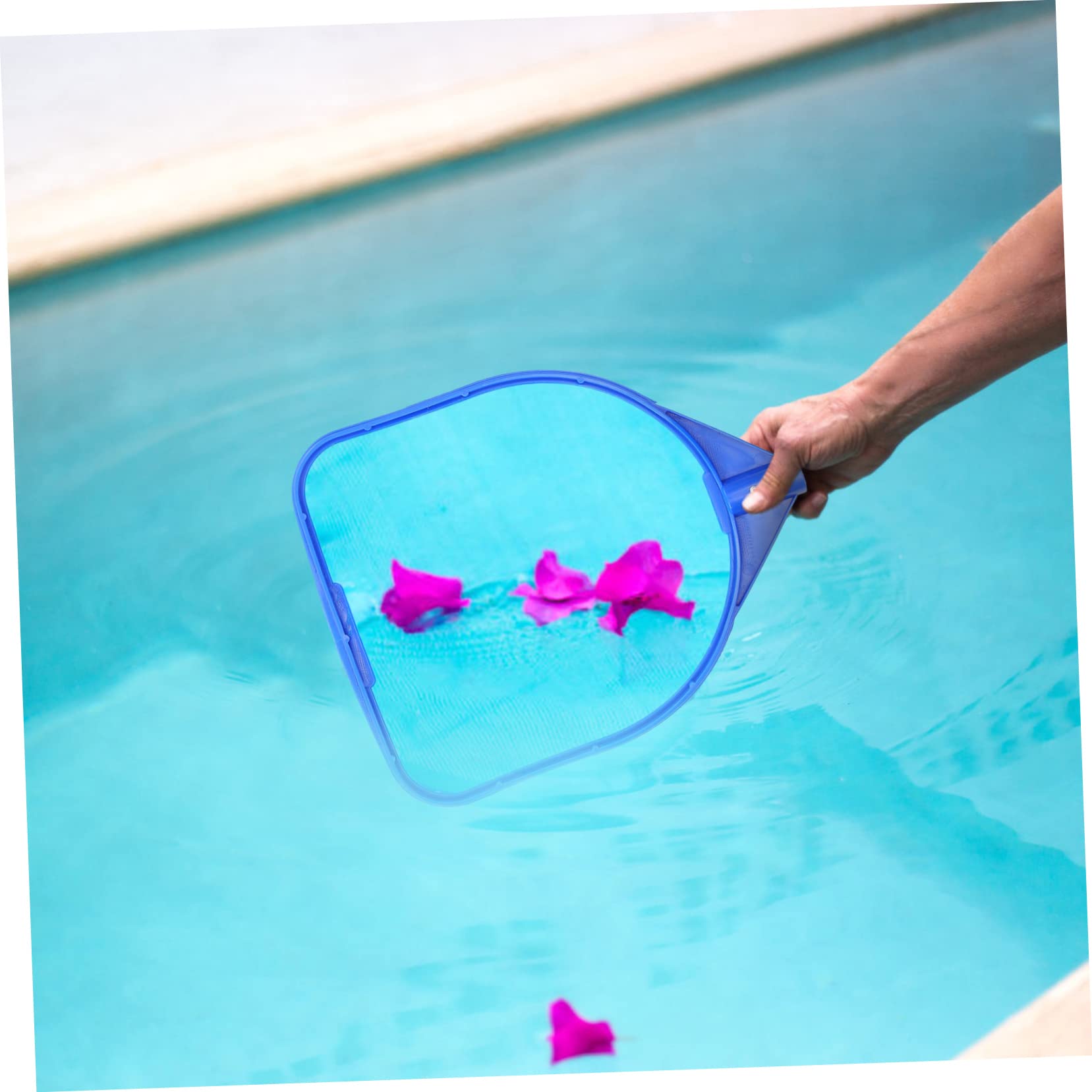 SUPVOX 3 Piezas Red de Limpieza de Piscinas Cosas de Piscina bañera Suelo Red recogehojas Piscina Limpieza Piscina Red de Pala para Piscina Redes de alberca para Limpieza el plastico Blue