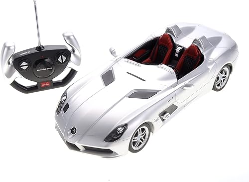 Miniatura 1 de PowerTRC Escala 112 Control remoto Mercedes Benz SLR  RC Toy Hobby Sports Car (Plata) para niños y adultos