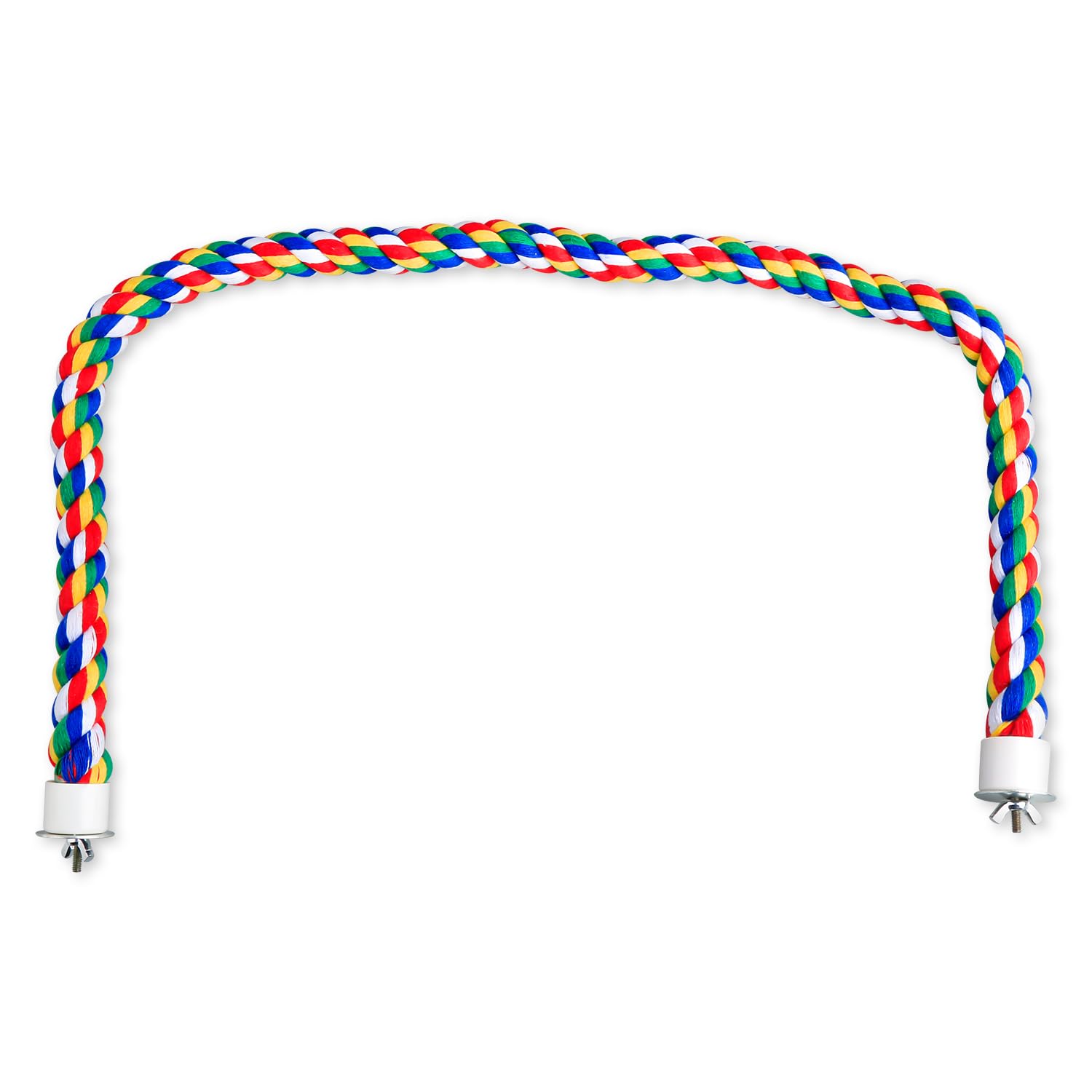 Luckious Premium 80cm Bendable Bird Perch Rope for Parrot,Parakeet,Cockatiel,and Budgie