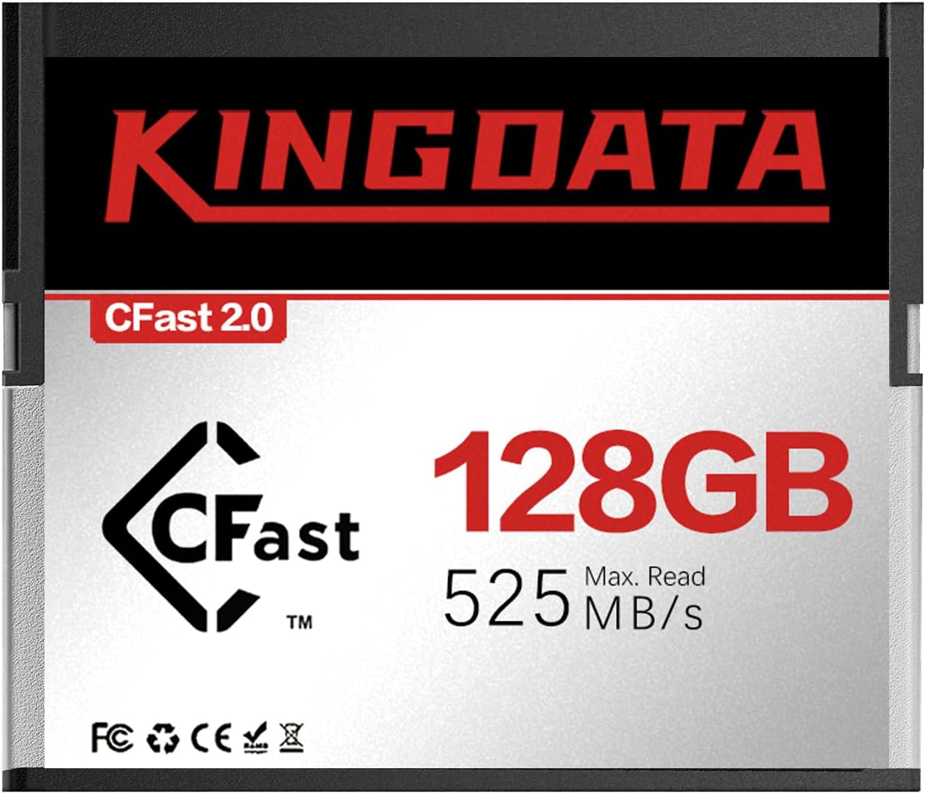 CFast 2.0 128GB High Speed Memory Card for 4K Video HD Recording Compatible with Professional Cameras