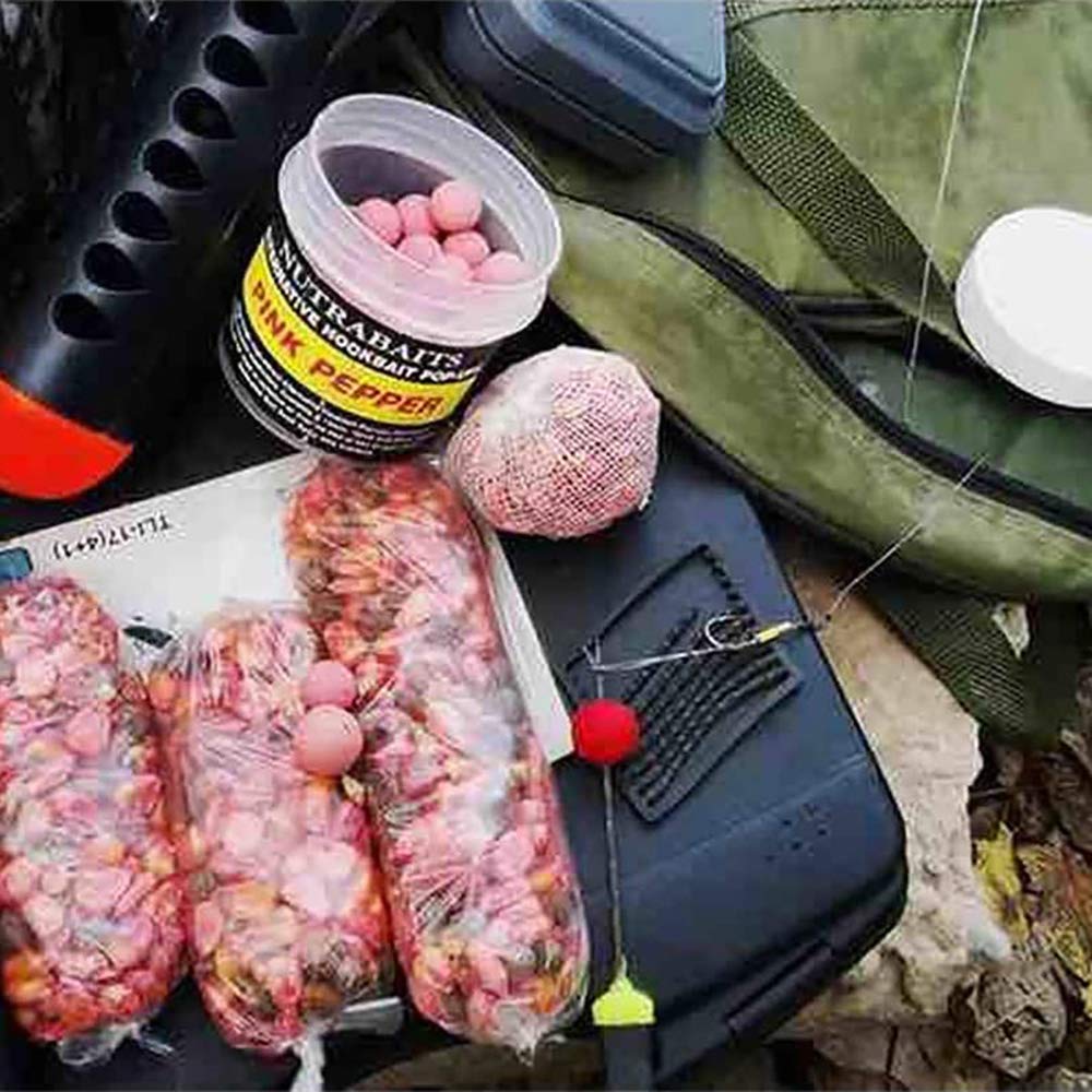 POFET PVA - Bolsas de pesca de carpa, bolsa de cebos solubles en agua rápida para aparejos de boilie, equipo de pesca de carpas, accesorios de aparejos
