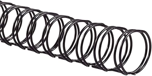 GBC WireBind de encuadernación ClickBindEspirales, 2 1tono, 34," 150Capacidad de hojas, 100unidades), color negro (9775043g)