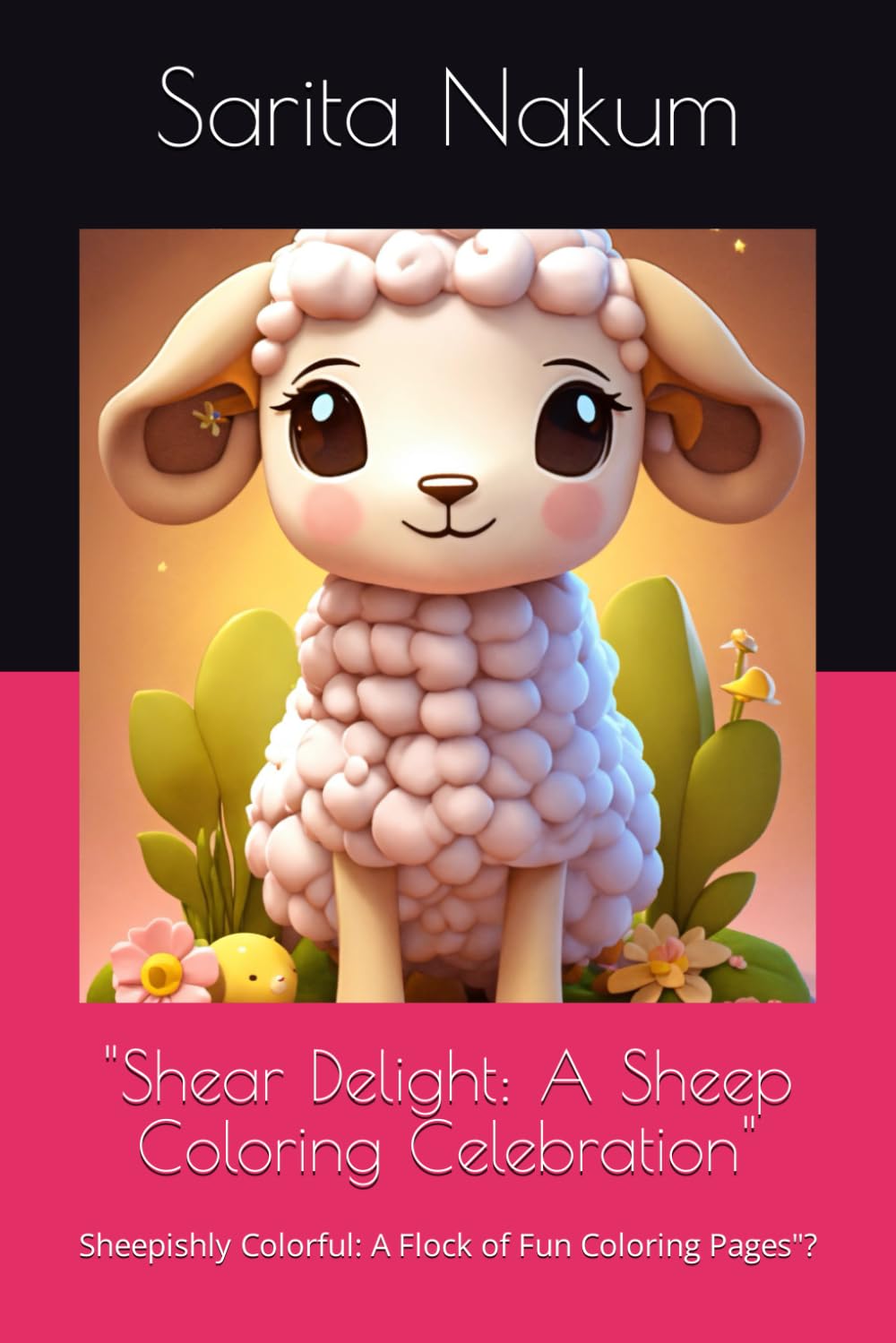 "Shear Delight: A Sheep Coloring Celebration": Sheepishly Colorful: A Flock of Fun Coloring Pages"?