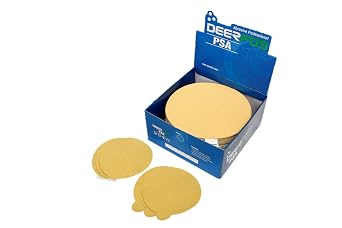 Premium Gold Sandpaper Disc With Sticky back 40Grit 6inch Sanding DiscsPSA - 50pcs/Box 40Grit
