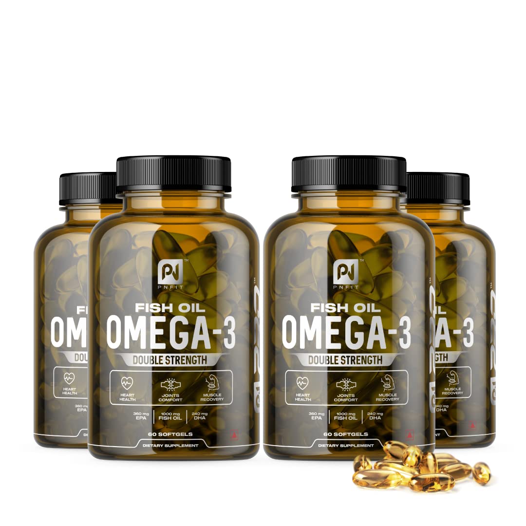 Buy Pro tion and Fitness Fish Oil Double Strength (1000mg Omega3 with
