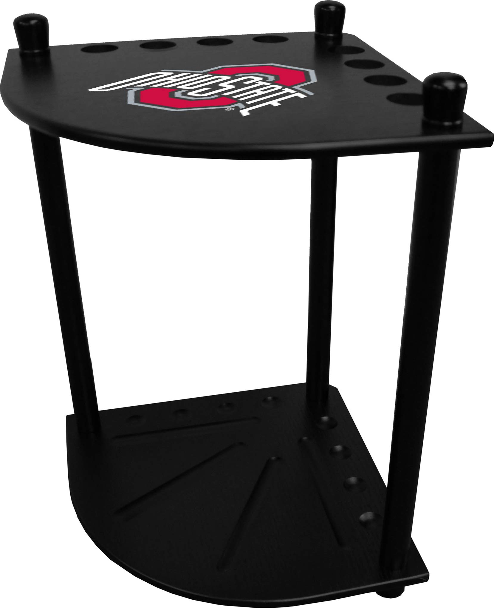 Imperial Officially Licensed NCAA Furniture: Corner Cue Rack, Ohio State