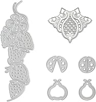 Vista 8 de Troqueles de corte de flores, plantillas de plantilla, herramienta de grabado en relieve, troqueles para hacer tarjetas, álbumes, álbumes