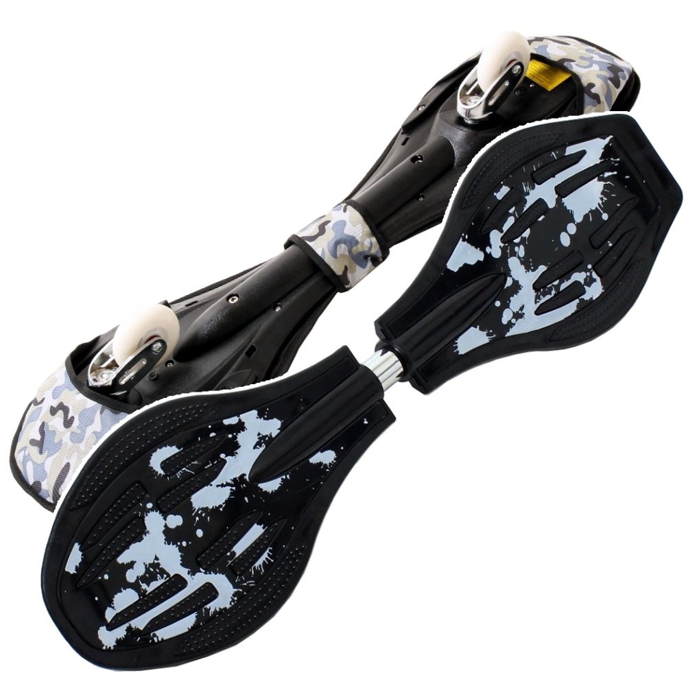 FunTomia Waveboard monopatín con Mach1 Ruedas, Bolsa de Transporte