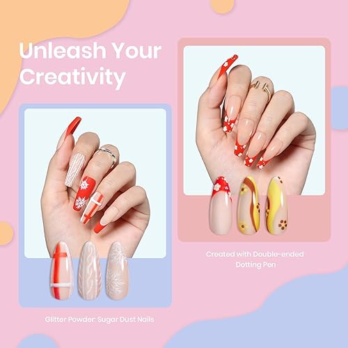 Miniatura 6 de beetles Gel Polish Juego de delineadores de uñas de gel para uñas, blanco, negro, rojo, plateado, nude, brillantina, colores de pintura, remolino,