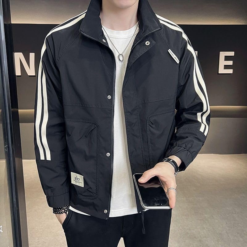 European and American-Style Workwear Jacket for Men in Spring and Autumn