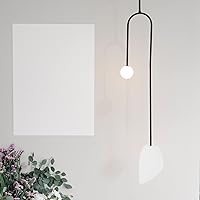 Vista 3 de CLISPEED Pantallas de luz de baño, 4 piezas, pantallas de repuesto inclinadas con forma de herradura, pantalla de lámpara de pie, cubiertas de luz