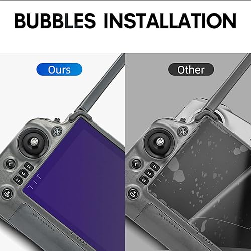 Miniatura 5 de Paquete de 2 protectores de pantalla RC Plus aptos para DJI Inspire 3 Dron, película protectora de pantalla de vidrio templado HD mate para DJI RC