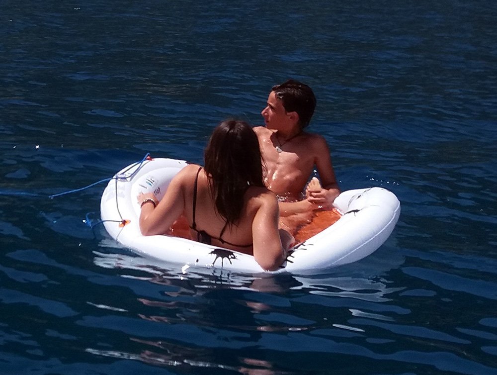 Beach Art M150 - Materassino Gonfiabile La Piscina nel Mare