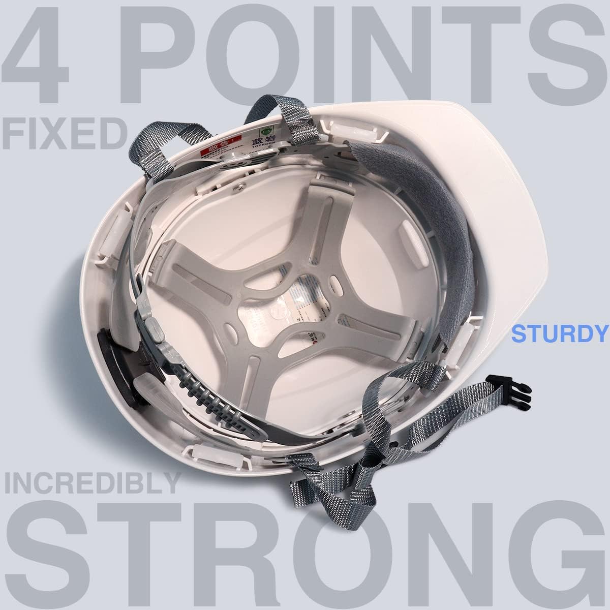 Foldable Safety Hardhat Helmet Outdoors Collapsible Helmet Perfect Construction Hard Hats Safety Cap One Size for Bike Motorcycle Offices Earthquake Public Facilities of Disaster (White)