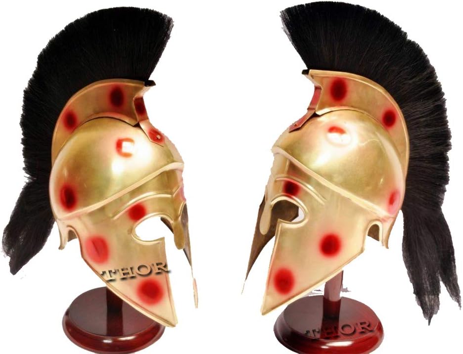 THOR INSTRUMENTS Medieval Ancient Armour Roman Greek Corinthian Helmet War Costume Gift Rustic Vintage Home Decor Gifts