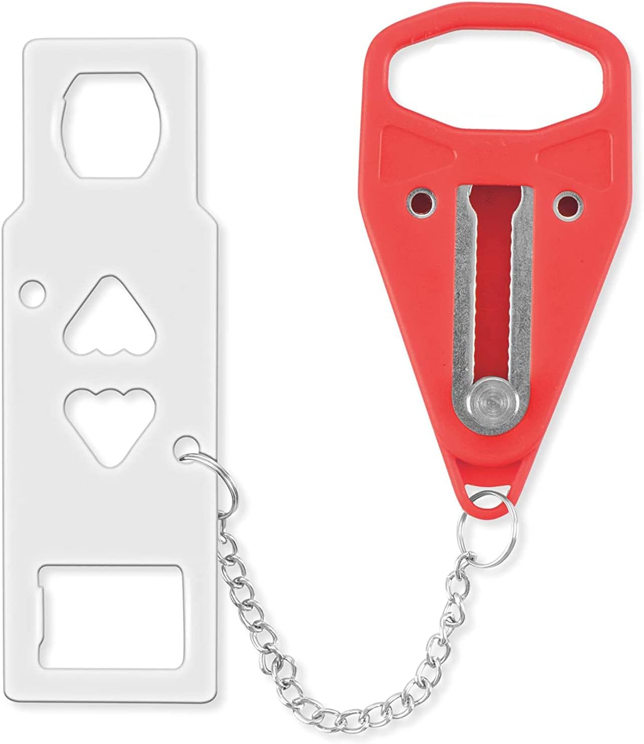 MOLIMI Portable Door Lock, Extra Home Security Door Locker for Additional Privacy and Safety, Prevent Unauthorized Entry, Protect Family Security in Traveling,Home,Bedroom,Hotel,Apartment