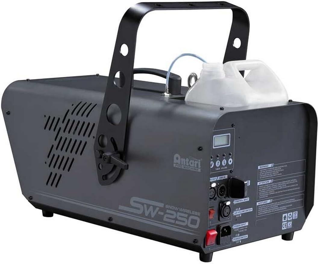 Antari SW-250 Snow Machine rear view amb connexions