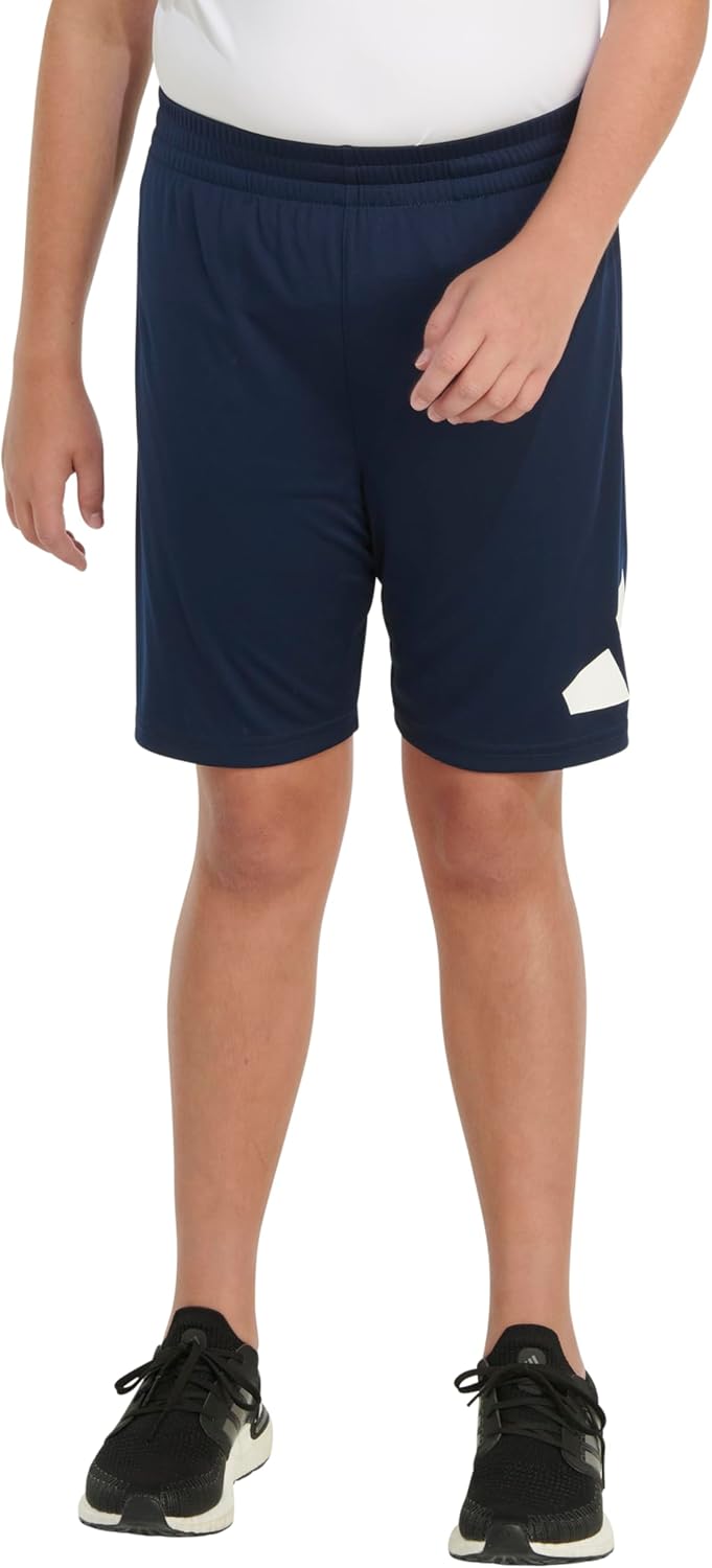 Adidas Boys Elastic Waistband Performance Shorts - Image 4