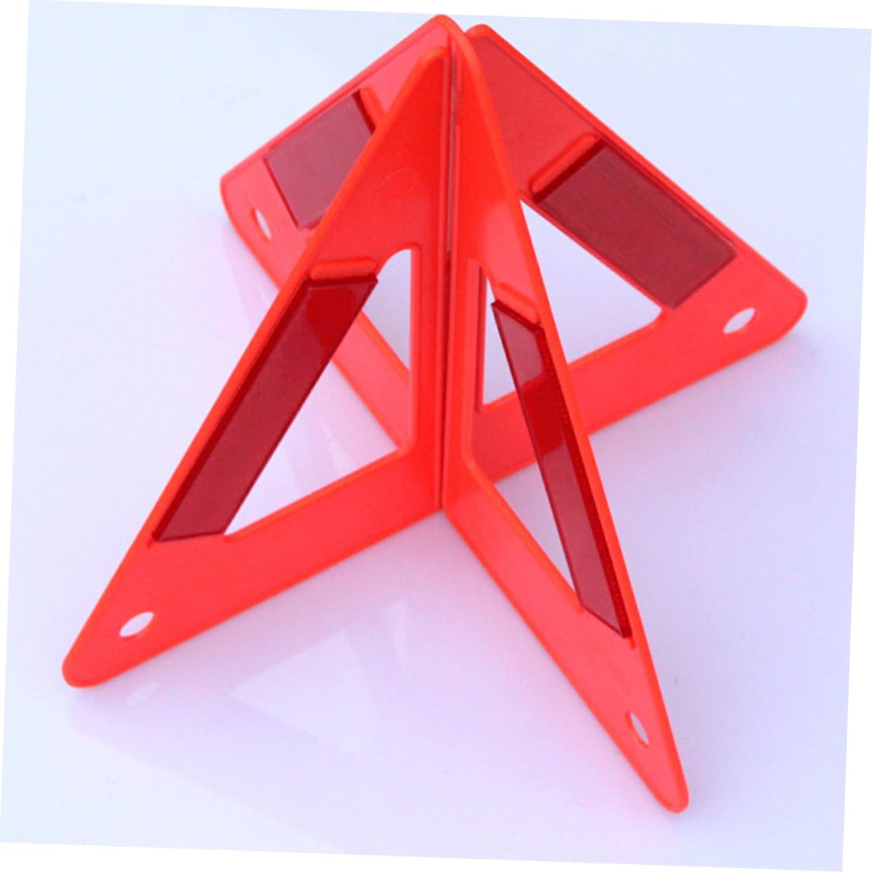 3pcs Reflective Triangle Reflectors Emergency Warning Signs for Car Foldable Roadside Safety Triangles High Visibility for Roadside Assistance and Vehicle Safety