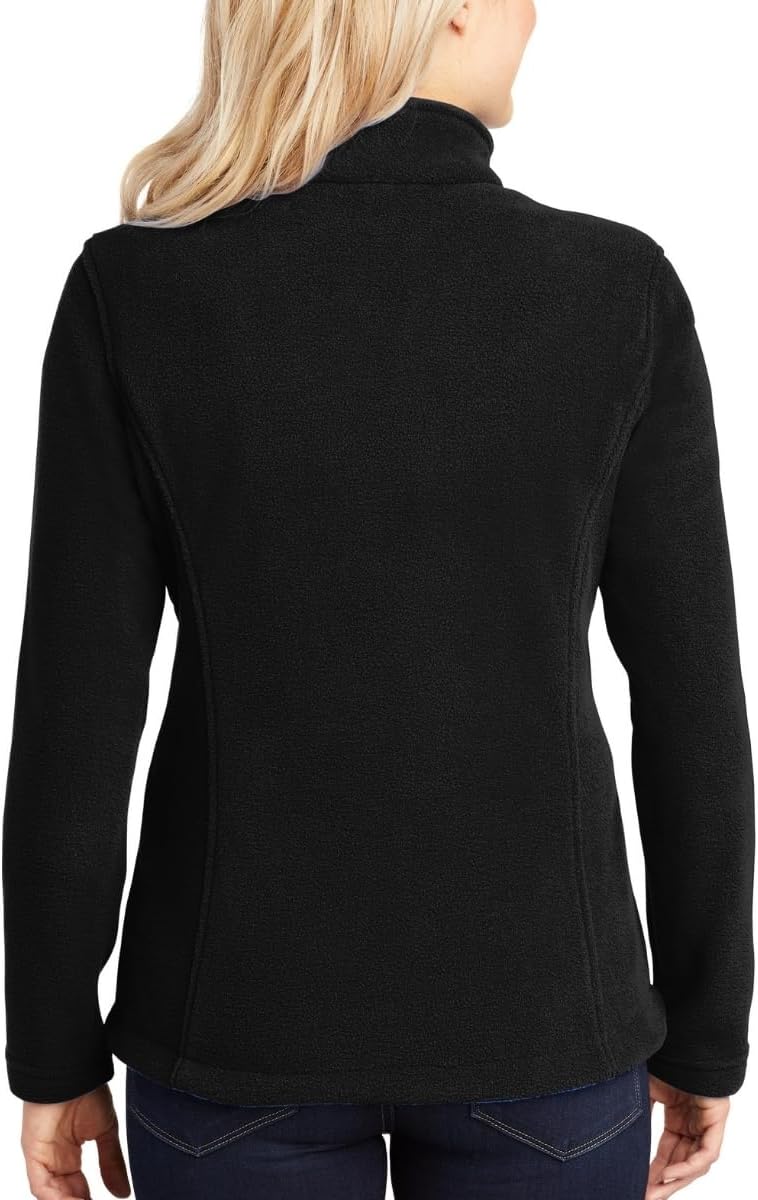 Custom Embroidery Full-Zip Fleece Jackets for women, Low-Pill Midweight with Drawcord Hem for Healthcare workers. - Image 4