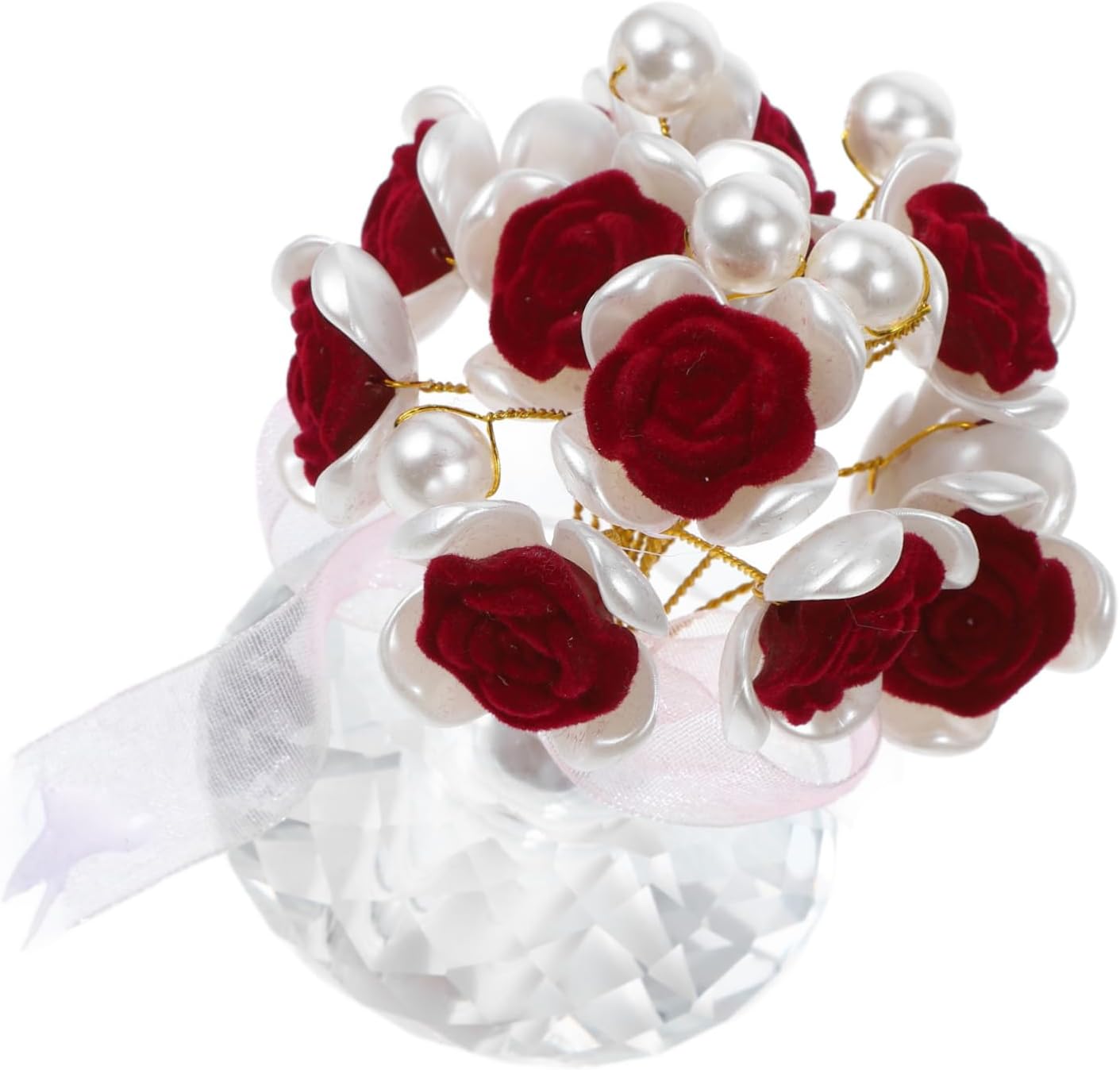 MAGICLULU Floral Car Dashboard Ornament Interior Decor Shape Accessory Sophisticated Car Decor Material Fade Resistant