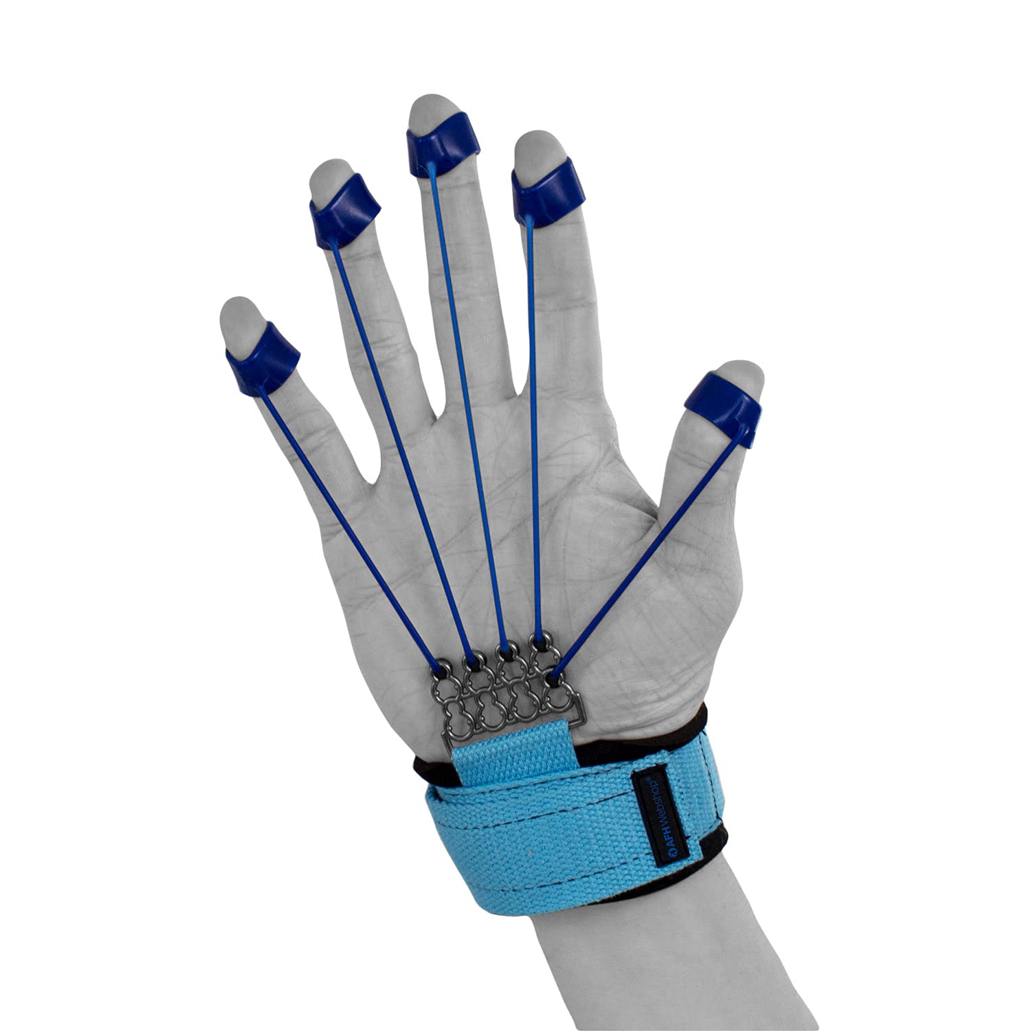 AFH Webshop DynoEx Trainer Deluxe | Handtrainer Fingertrainer | Handtrainingsgerät | Fingertrainingsgerät (Gross | 5cm Expander)