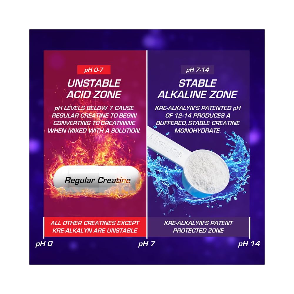 ONE'S UP Kre-Alkalyn 11250mg 90 5個セット EFX Sports Kre-Alkalyn Powder 200g, PH-Correct Creatine