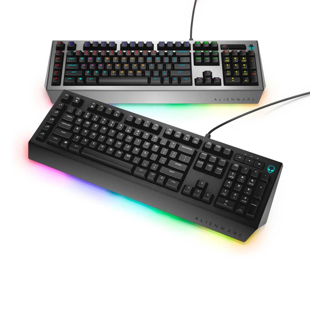 Teclado Alienware Pro Gaming | AW768, Dell, Teclados, Prata