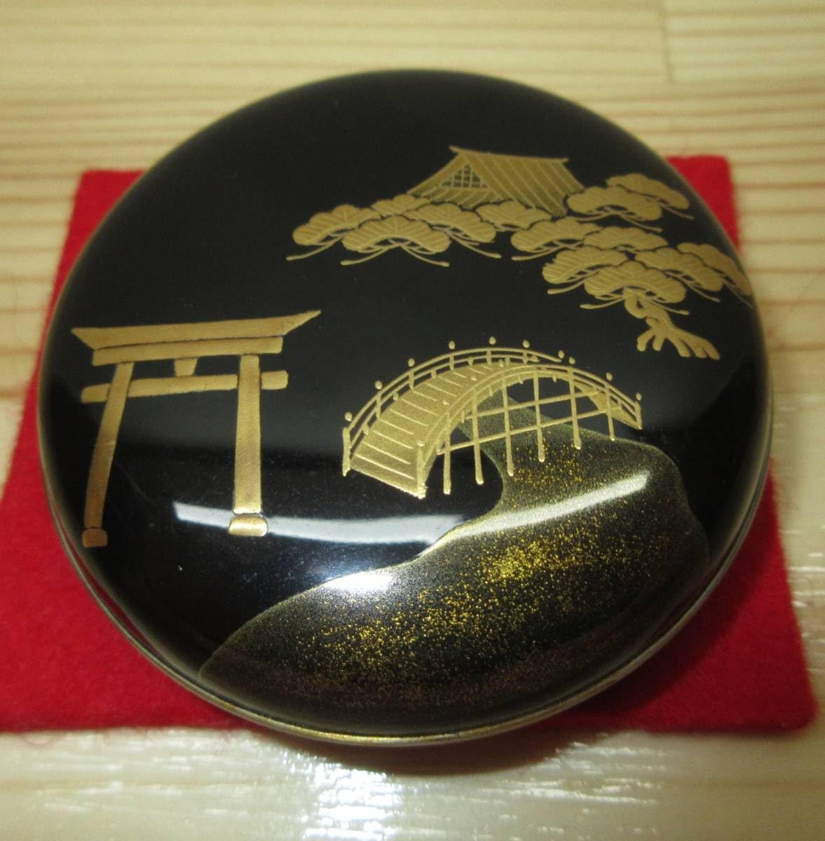 朴木 上杢 ミニ食蘢 小物入れ 香合にも 朴木 上杢霞杢