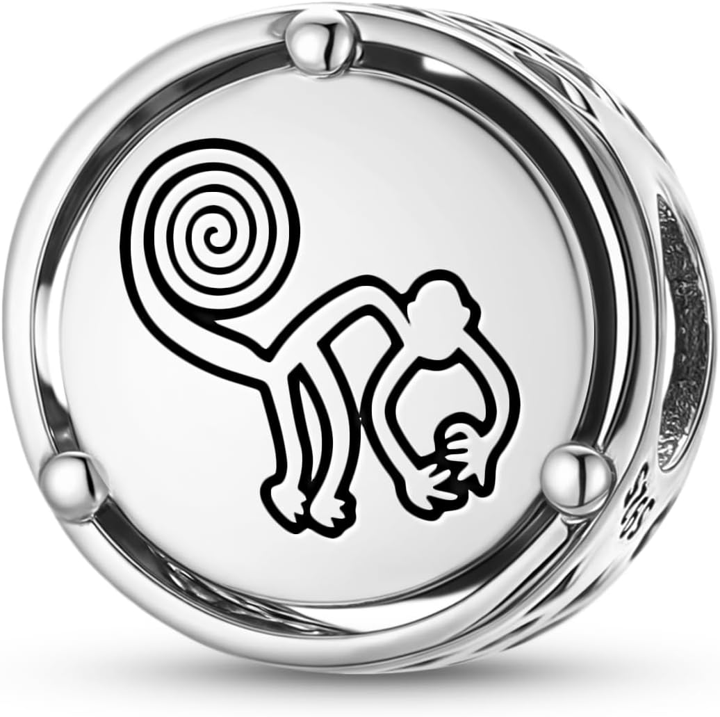 925 Sterling Silver Nazca lines The Labyrinth Charms for Bracelets & Necklaces Pendants Beads Jewelry Fit Pan Bracelet Charm Ethnic Cultural Symbols Gifts for Women