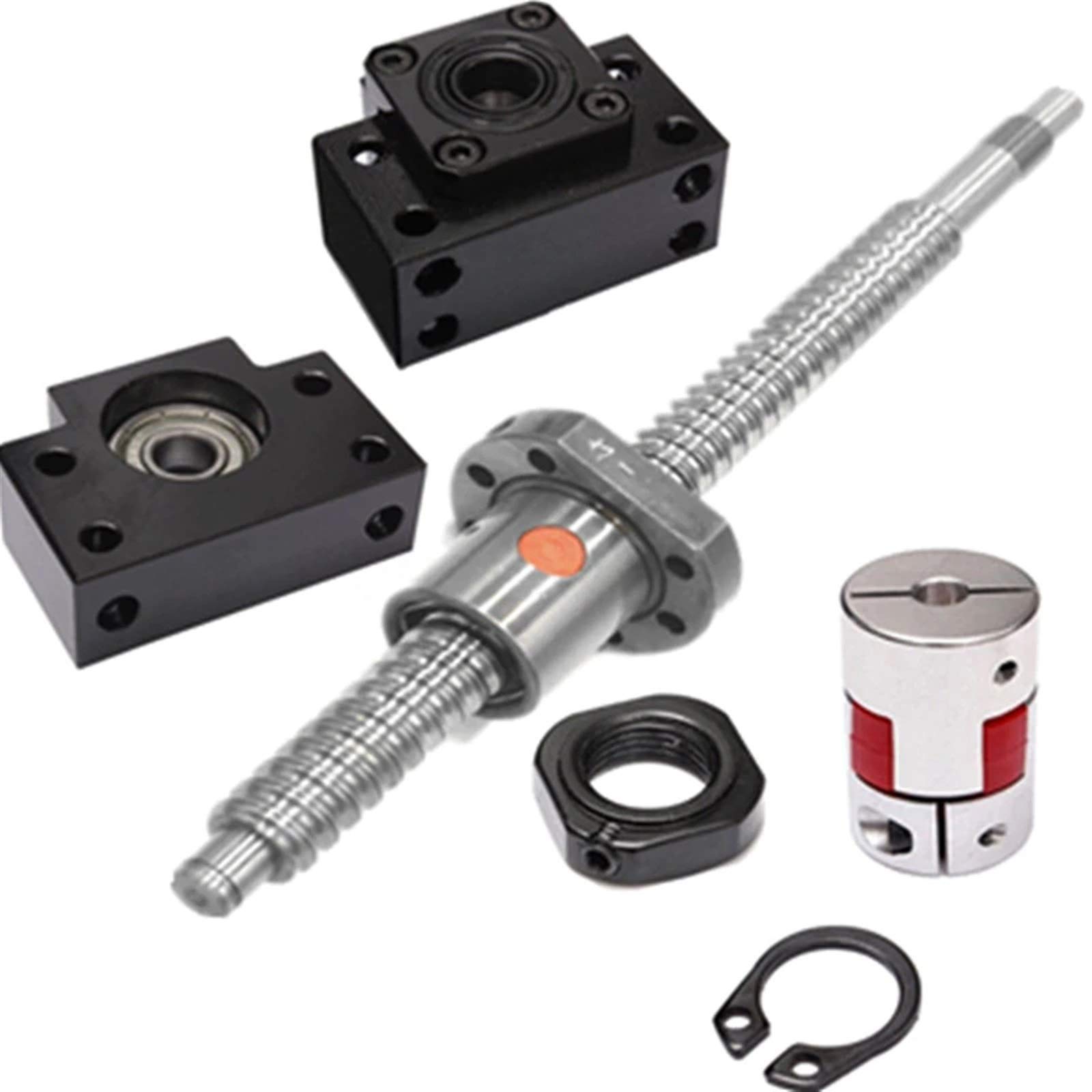 Kugelumlaufspindel-Set 500 Mm + Mutter + Lager + Kupplung – Für 3D-Drucker & CNC-Maschinen