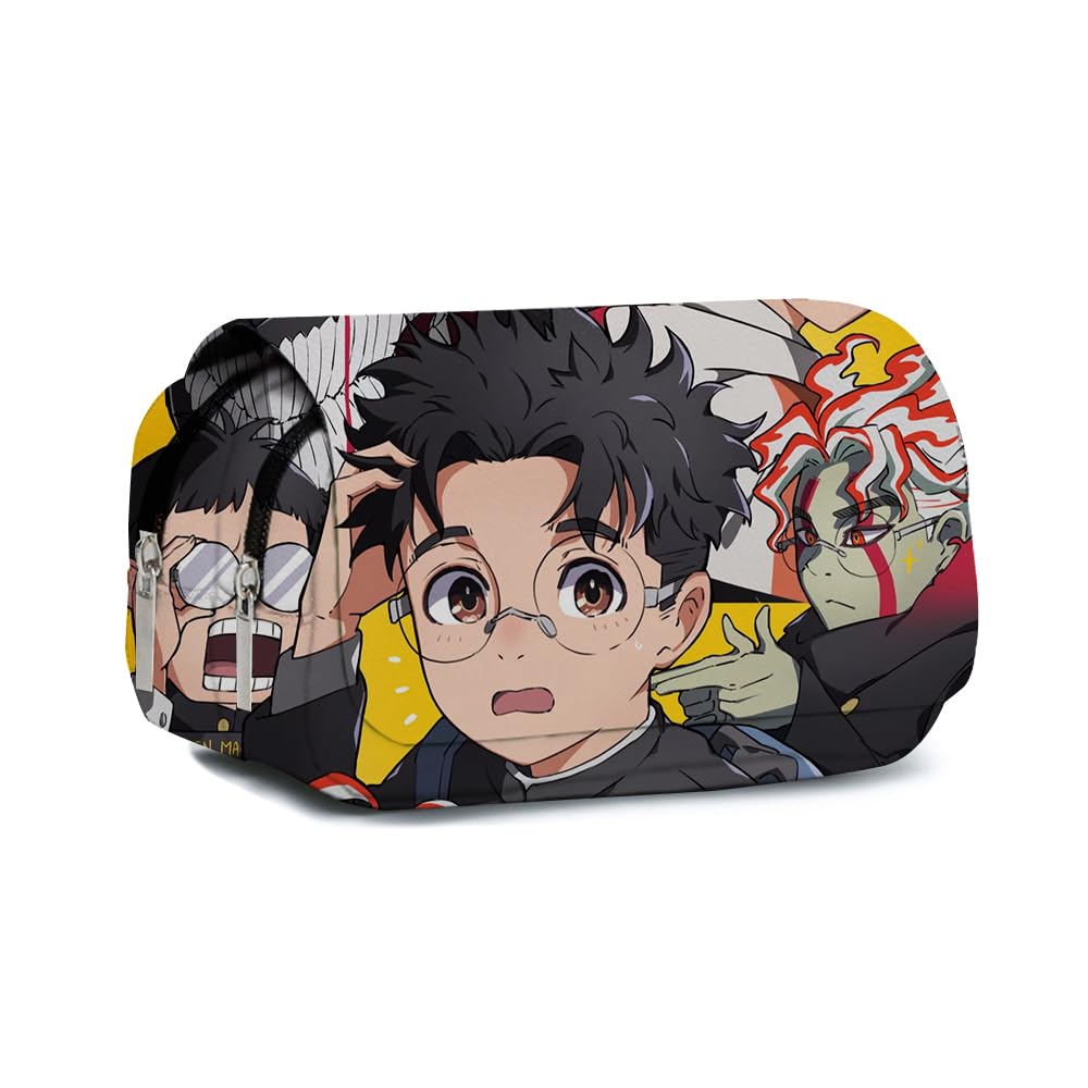 Zhongkaihua DAN DA DAN Pencil Case Ayase Momo Takakura Ken Theme Fashion Cartoon Stationery Pencil Case for Girls Boys Schooler Gift Large Capacity Back to School Pen Bag - Image 2