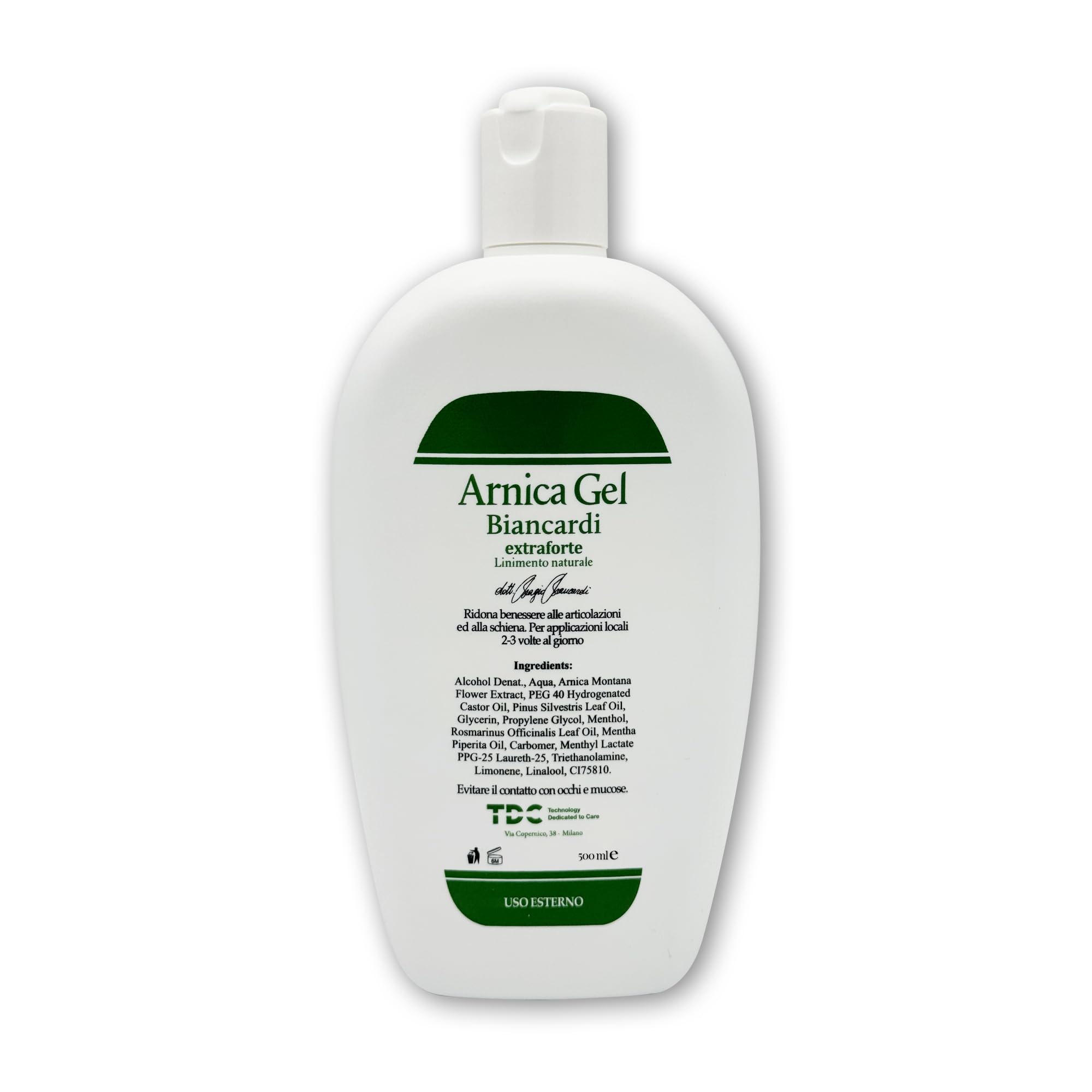 Terra di Cuma Arnica Gel Biancardi Extraforte, Multicolore, 500 ml