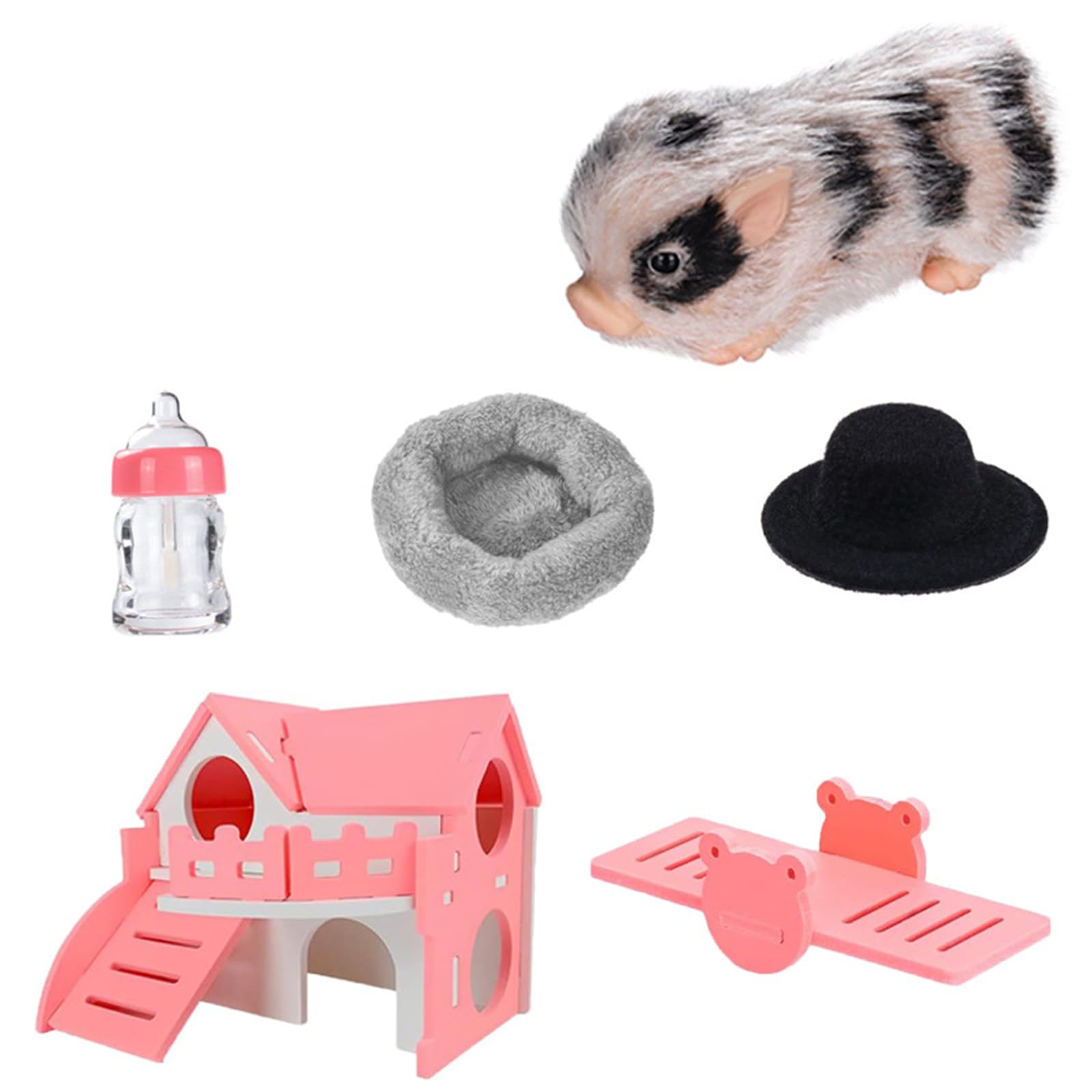 Generisch Interaktives Tiermodell Squeeze Piggy Sinnesspielzeug, Set2